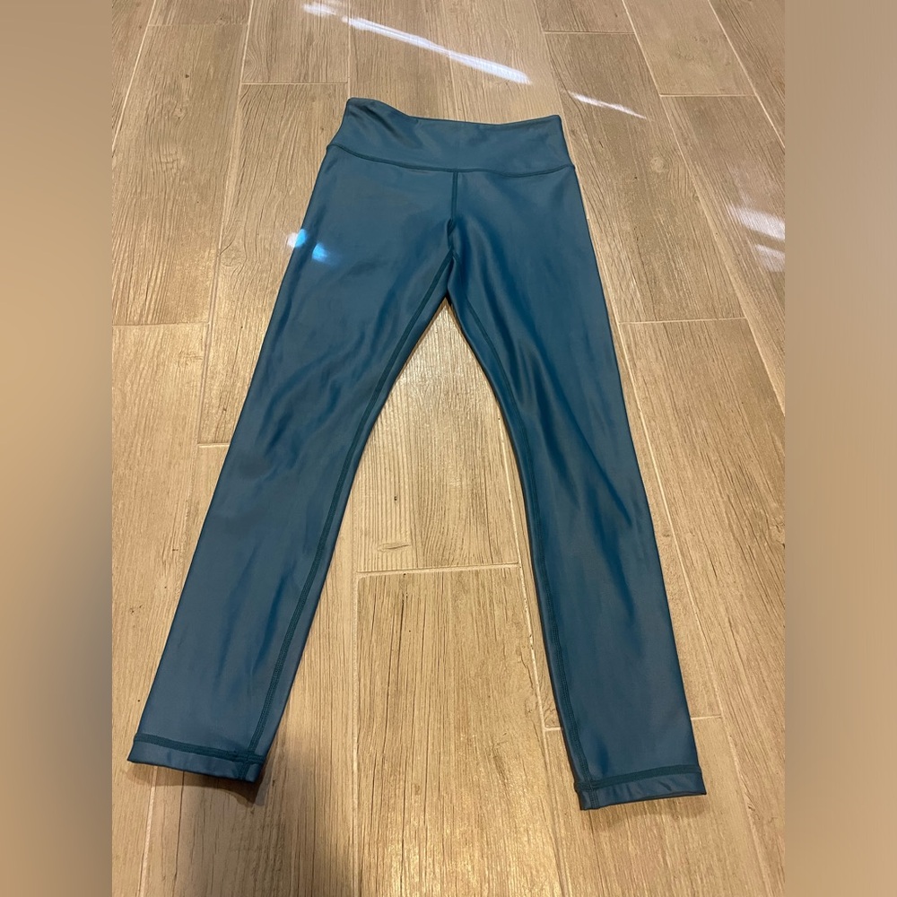 Ocean Metallic Light n Tight hi rise 7/8 24”
